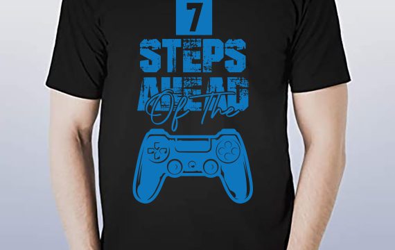 T-Shirts Design 7 steps ahead