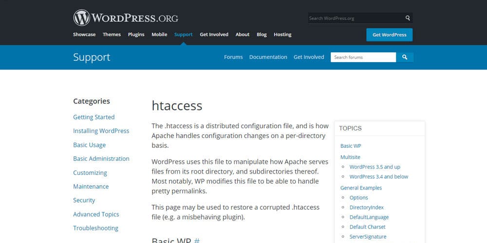 how to create a htaccess file
